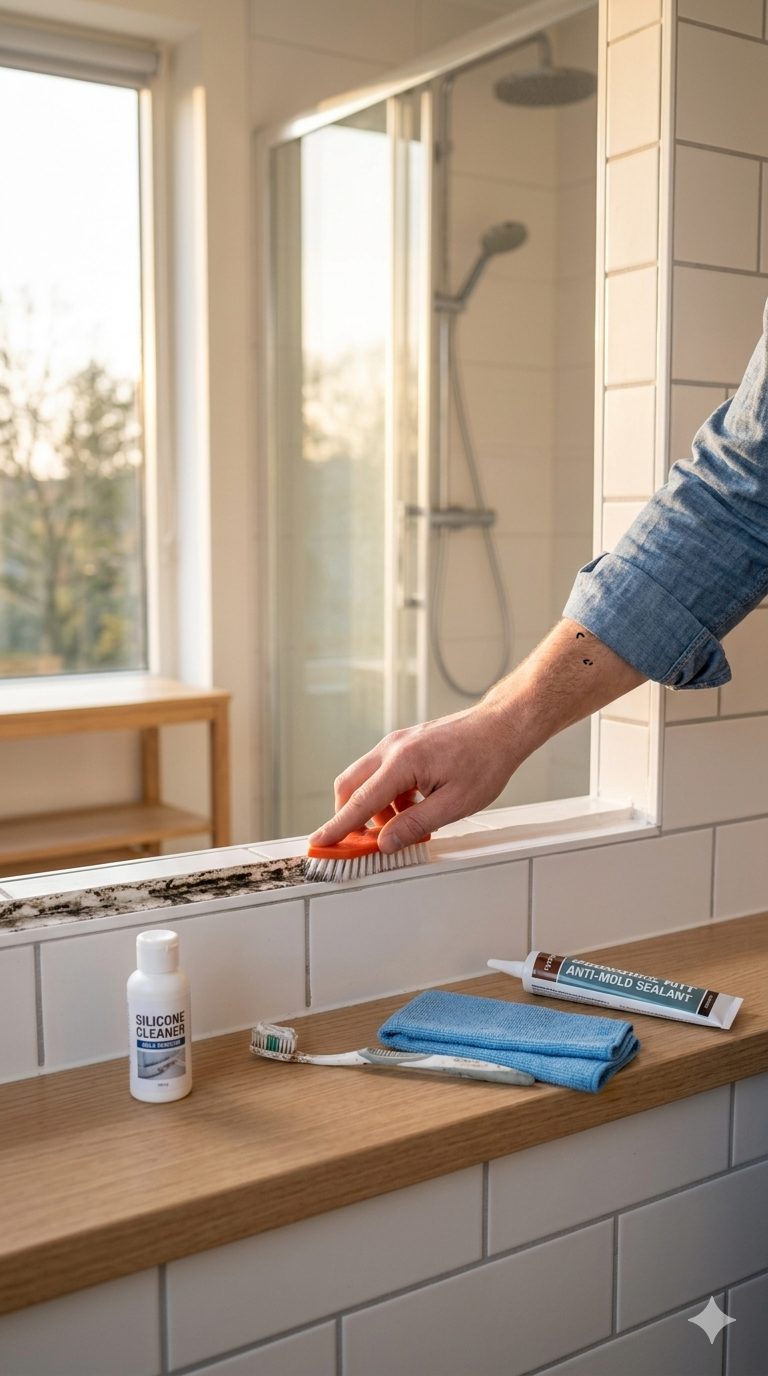 How to Remove Mold from Silicone Sealant in Your Shower
